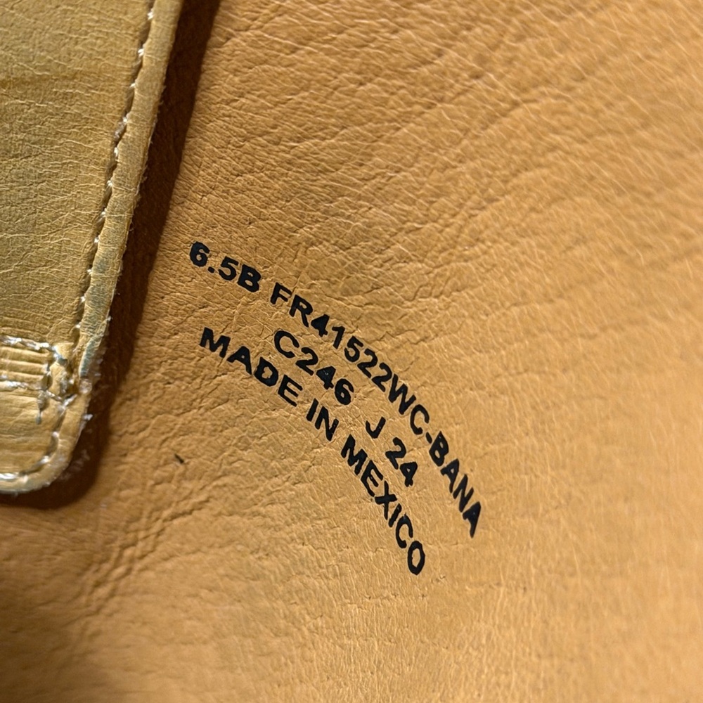 Frye Tall Leather Heeled Boots in Mustard Yellow - Picture 8 of 10